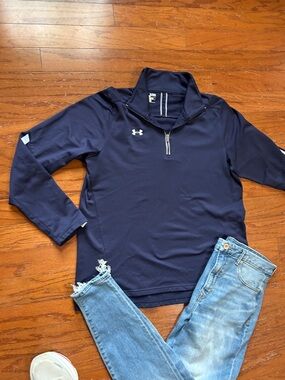 Under Armour Navy 3/4 Zip